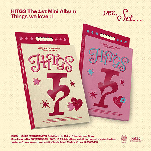 HITGS - THINGS WE LOVE : I 1ST MINI ALBUM STANDARD