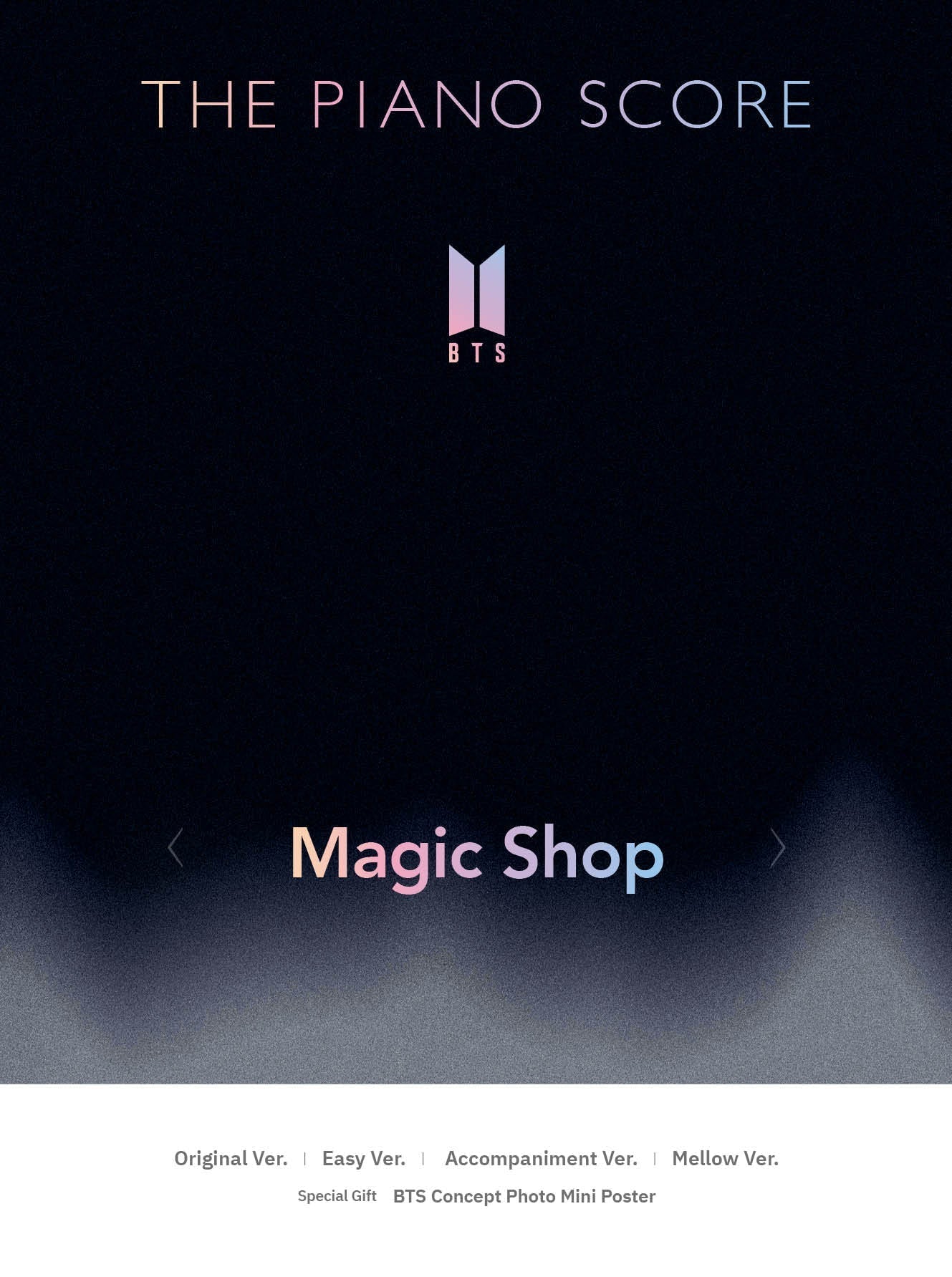 BTS - THE PIANO SCORE : MAGIC SHOP