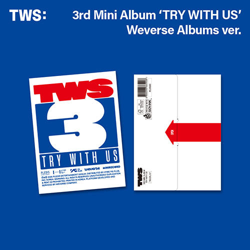 TWS - TRY WITH US 3RD MINI ALBUM WEVERSE ALBUMS VER