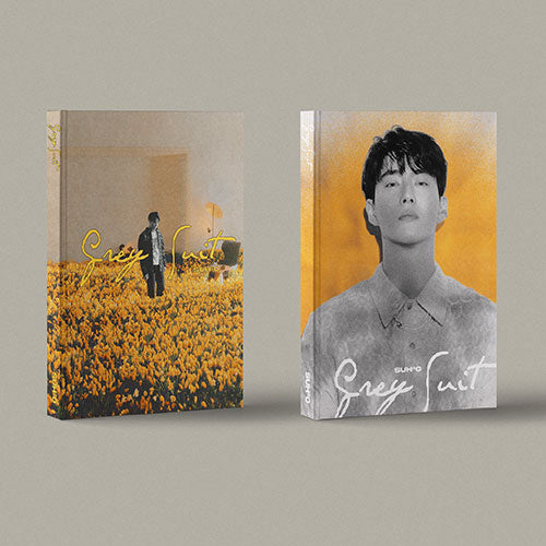 SUHO - 2ND MINI ALBUM GREY SUIT PHOTO BOOK VER.
