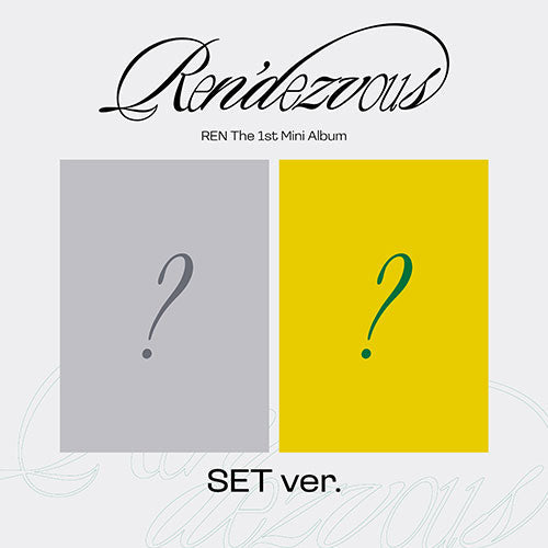 REN NUEST -Ren'dezvous 1ST MINI ALBUM PHOTOBOOK VER.