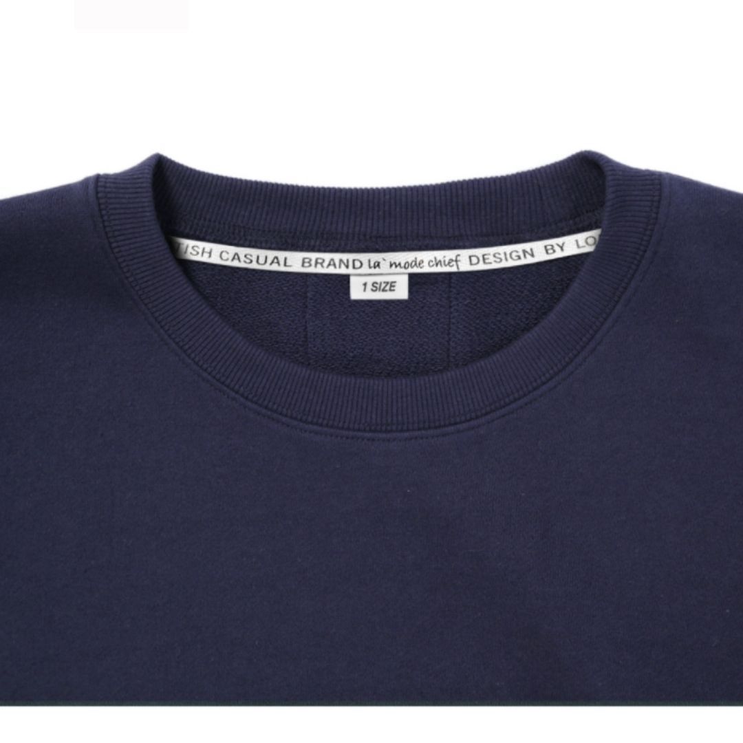 BTS JUNGKOOK PICK LAMODECHIEF SIMBOL L SWEATSHIRT (NAVY)