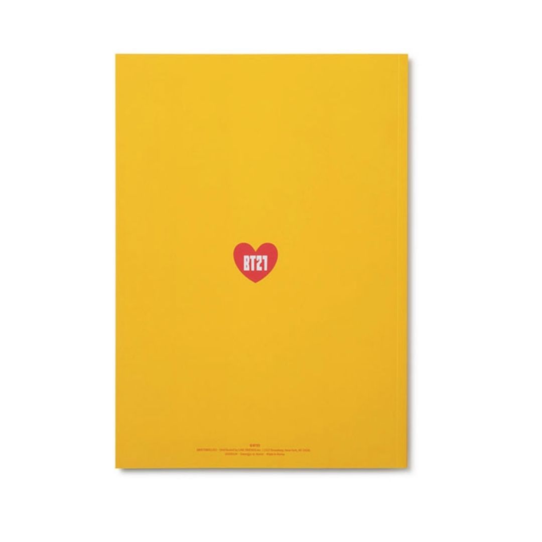BT21 B5 Heart Note