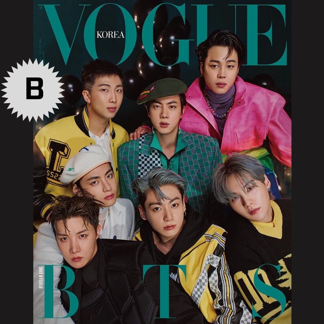 BTS X LV BY VOGUE 2022 JANUARY ISSUE BTS SPECIAL EDITION