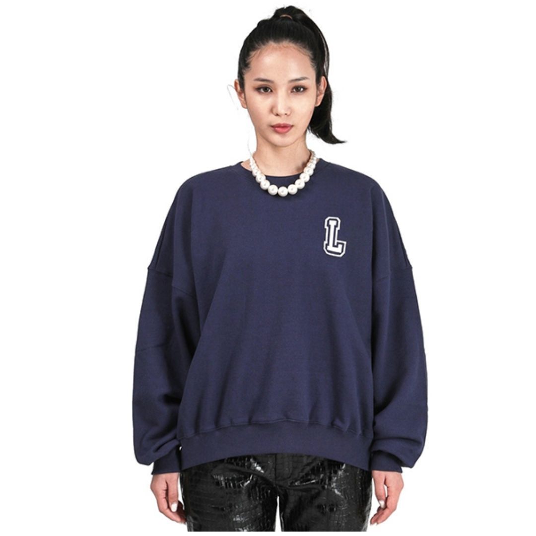 BTS JUNGKOOK PICK LAMODECHIEF SIMBOL L SWEATSHIRT (NAVY)