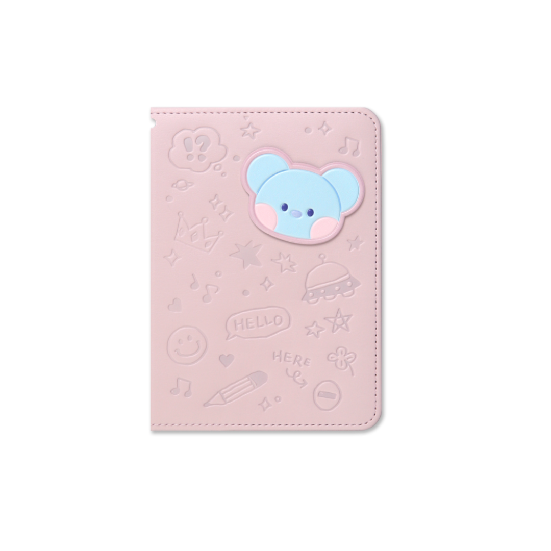 BT21 MININI LEATHER PATCH PASSPORT COVER