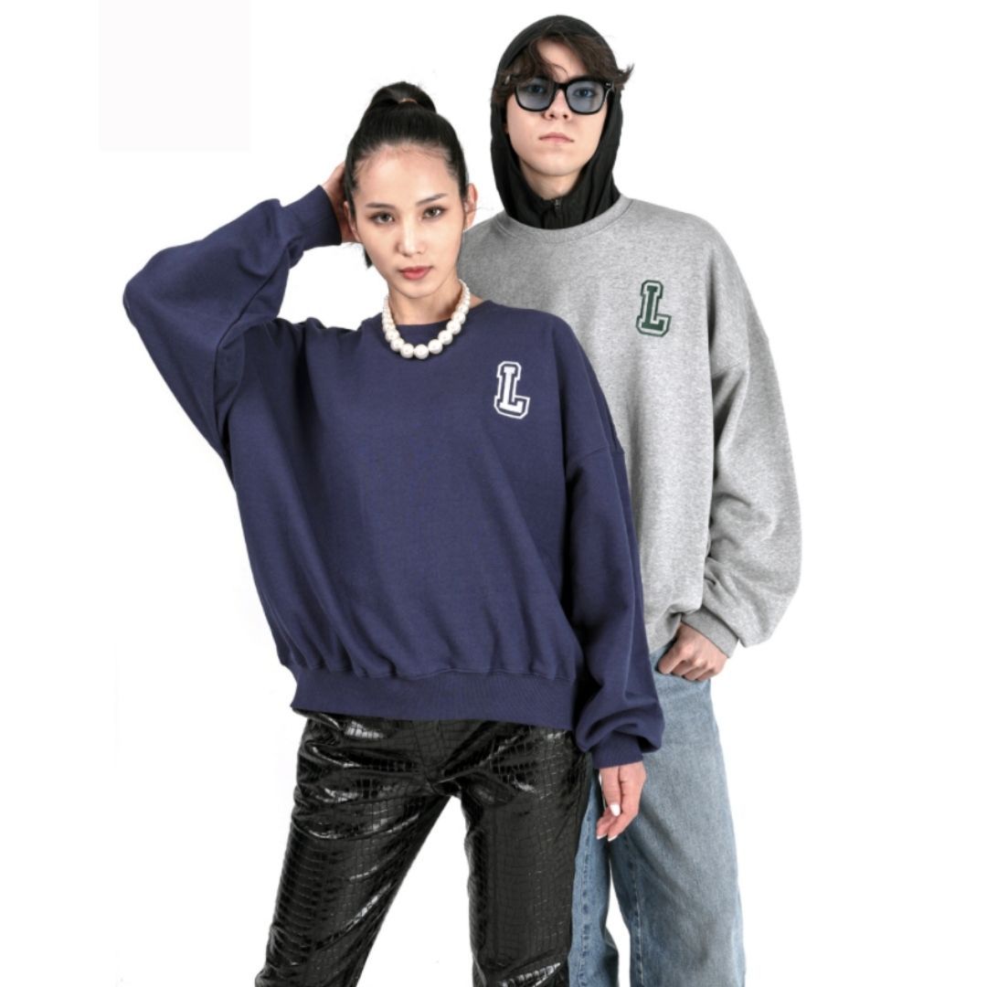 BTS JUNGKOOK PICK LAMODECHIEF SIMBOL L SWEATSHIRT (NAVY)