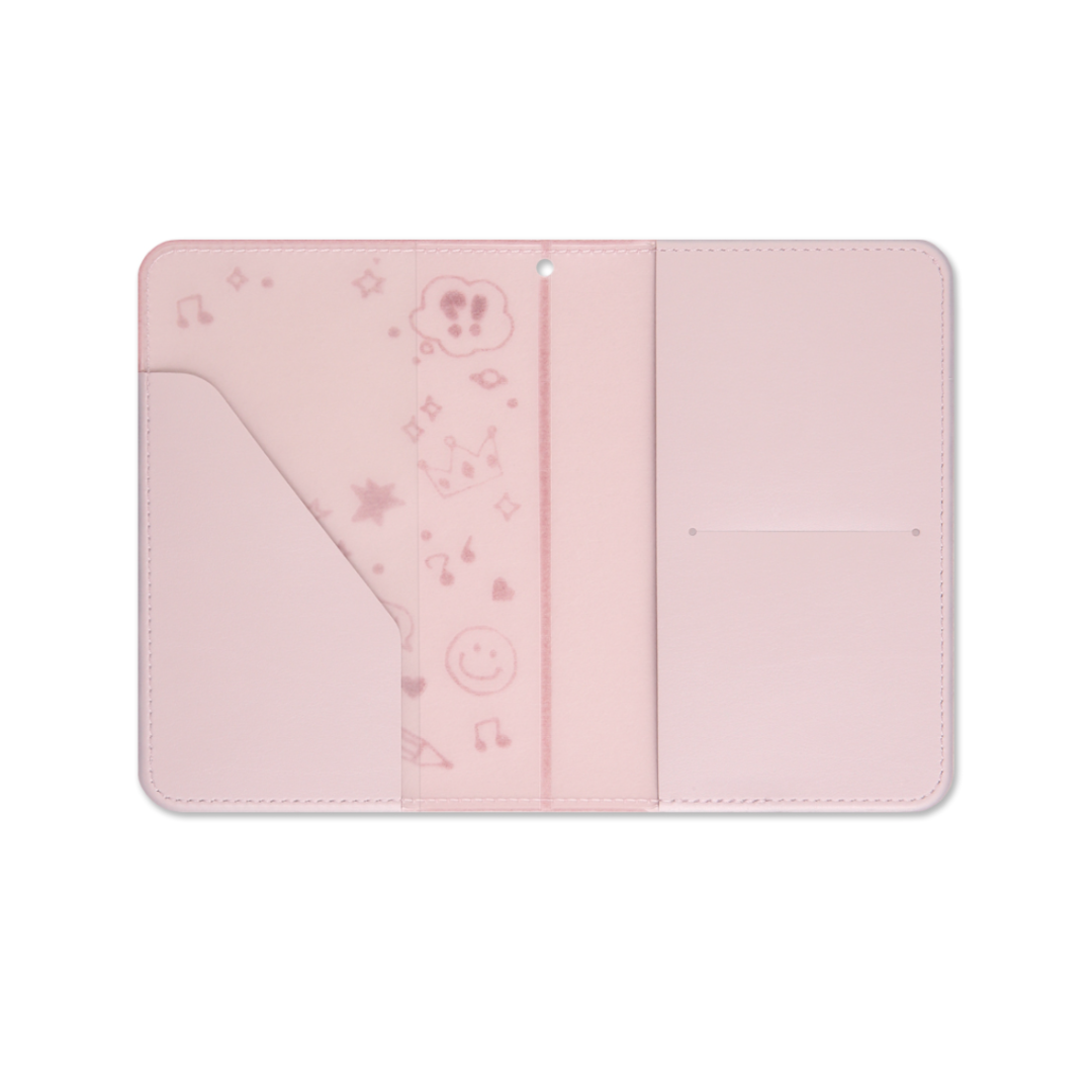 BT21 MININI LEATHER PATCH PASSPORT COVER