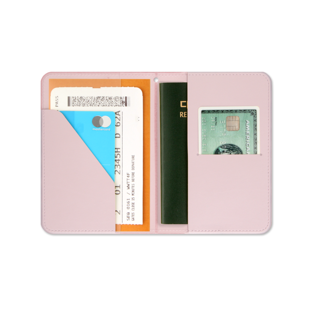 BT21 MININI LEATHER PATCH PASSPORT COVER