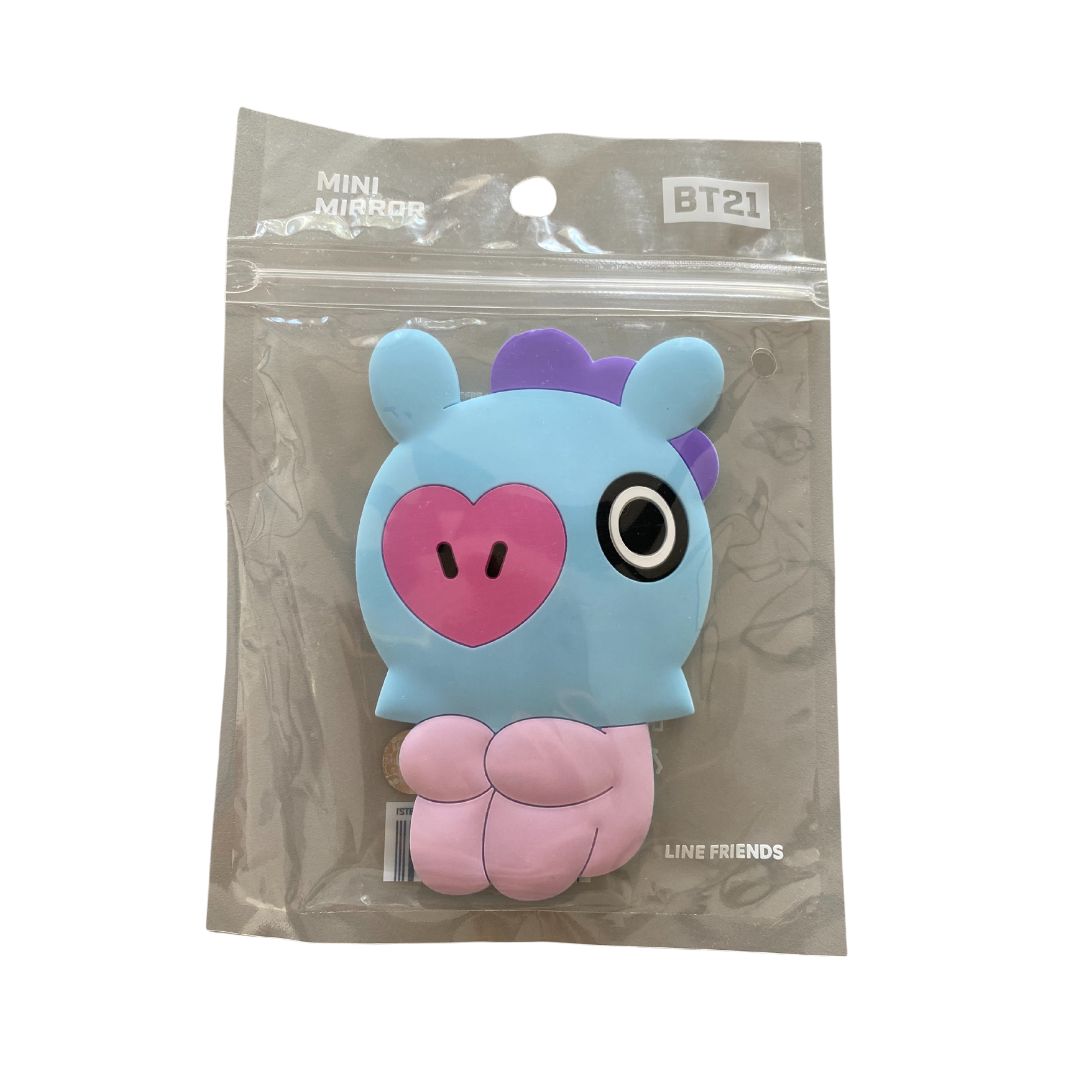 BT21 Silicon Mini Hand Mirror