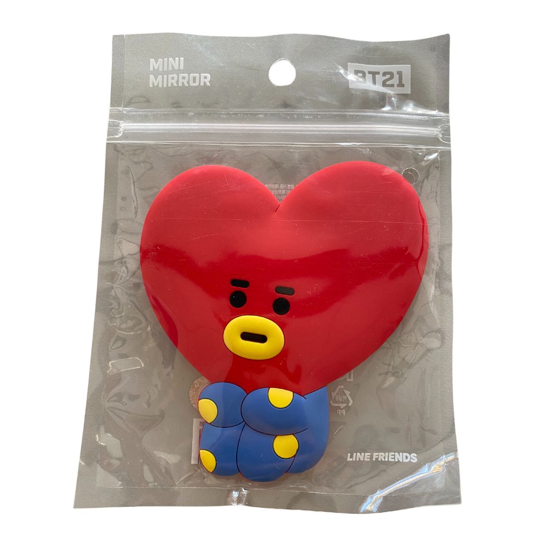 BT21 Silicon Mini Hand Mirror