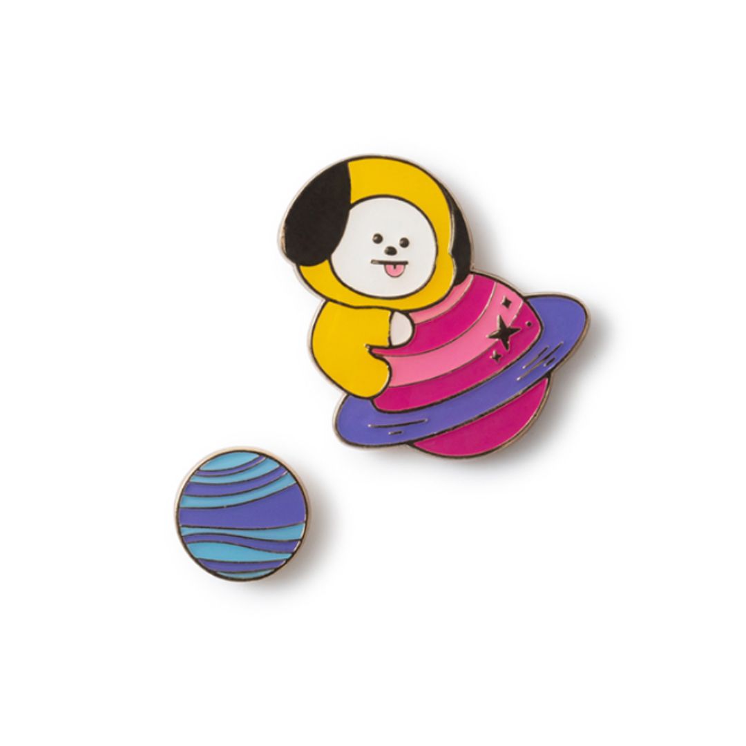 BT21 SPACE WAPPEN METAL BADGE