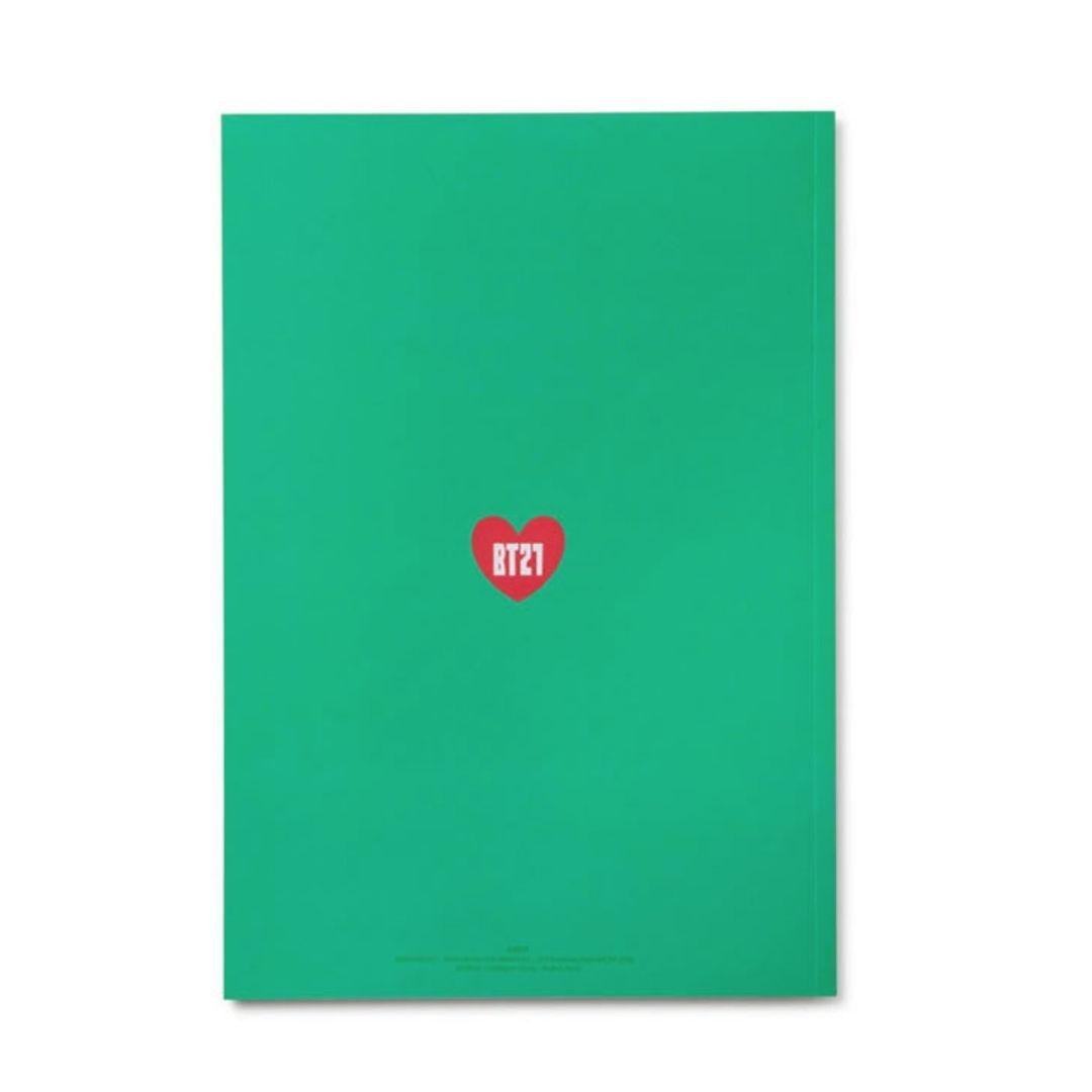 BT21 B5 Heart Note