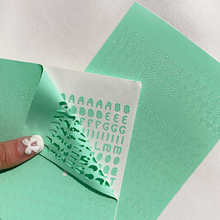SOOANG STUDIO 004 6mm ABC Stickers