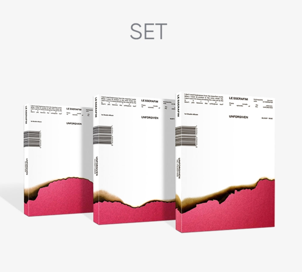 LE SSERAFIM - UNFORGIVEN 1ST STUDIO ALBUM