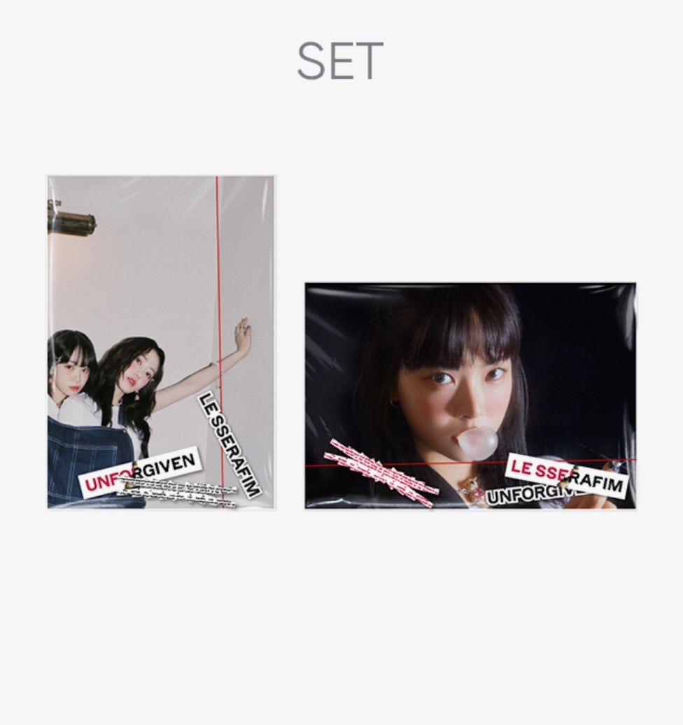 LE SSERAFIM - UNFORGIVEN 1ST STUDIO ALBUM WEVERSE ALBUMS VER..