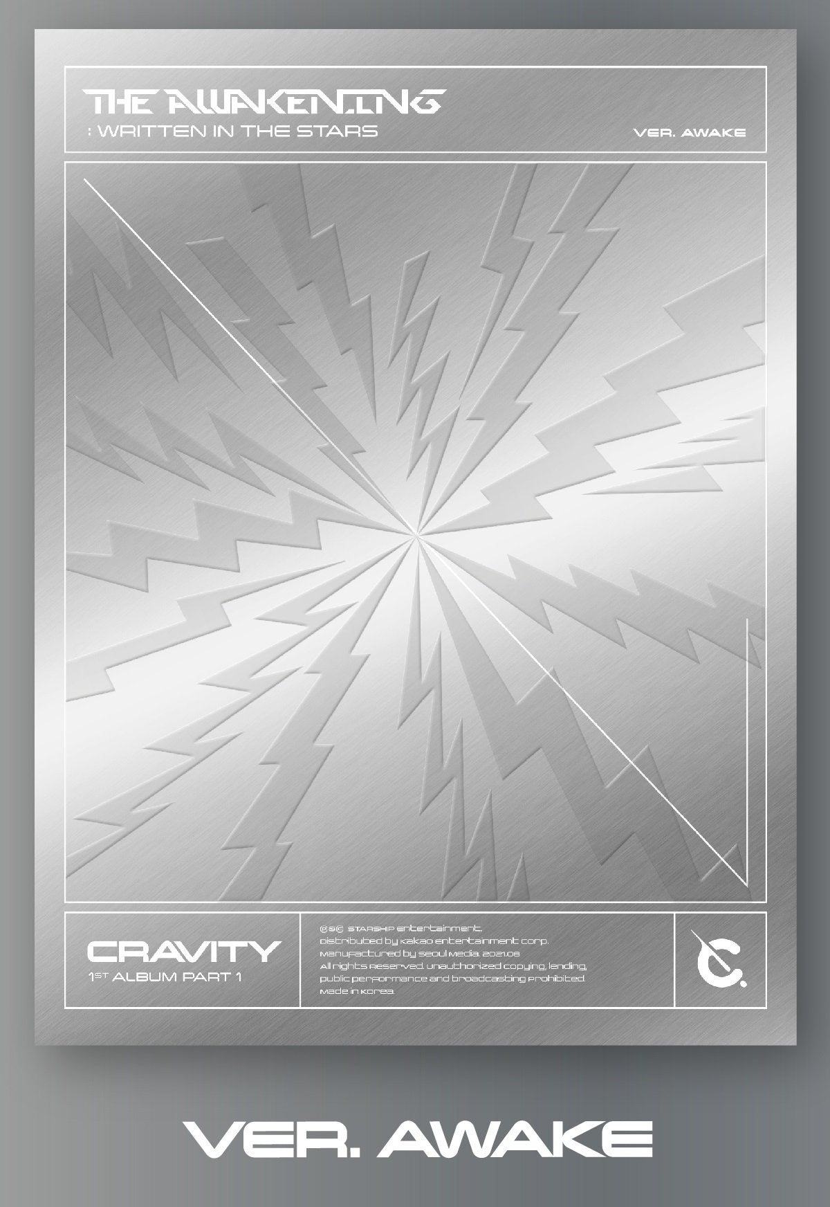 Apple Music VER. AWAKE CRAVITY - 1ST FULL ALBUM PART.1 THE AWAKENING WRITTEN IN THE STARS