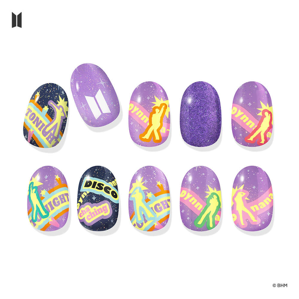 BTS x Gelato Factory Jellymix Nail 7 Stars (DISCO Edition)