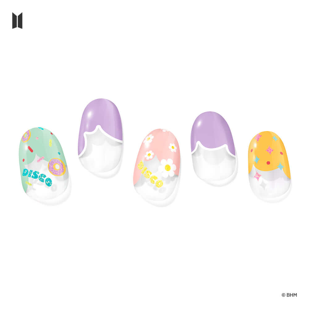 BTS x Gelato Factory Jellymix Nail Cloud Ping Pong (RETRO Edition)