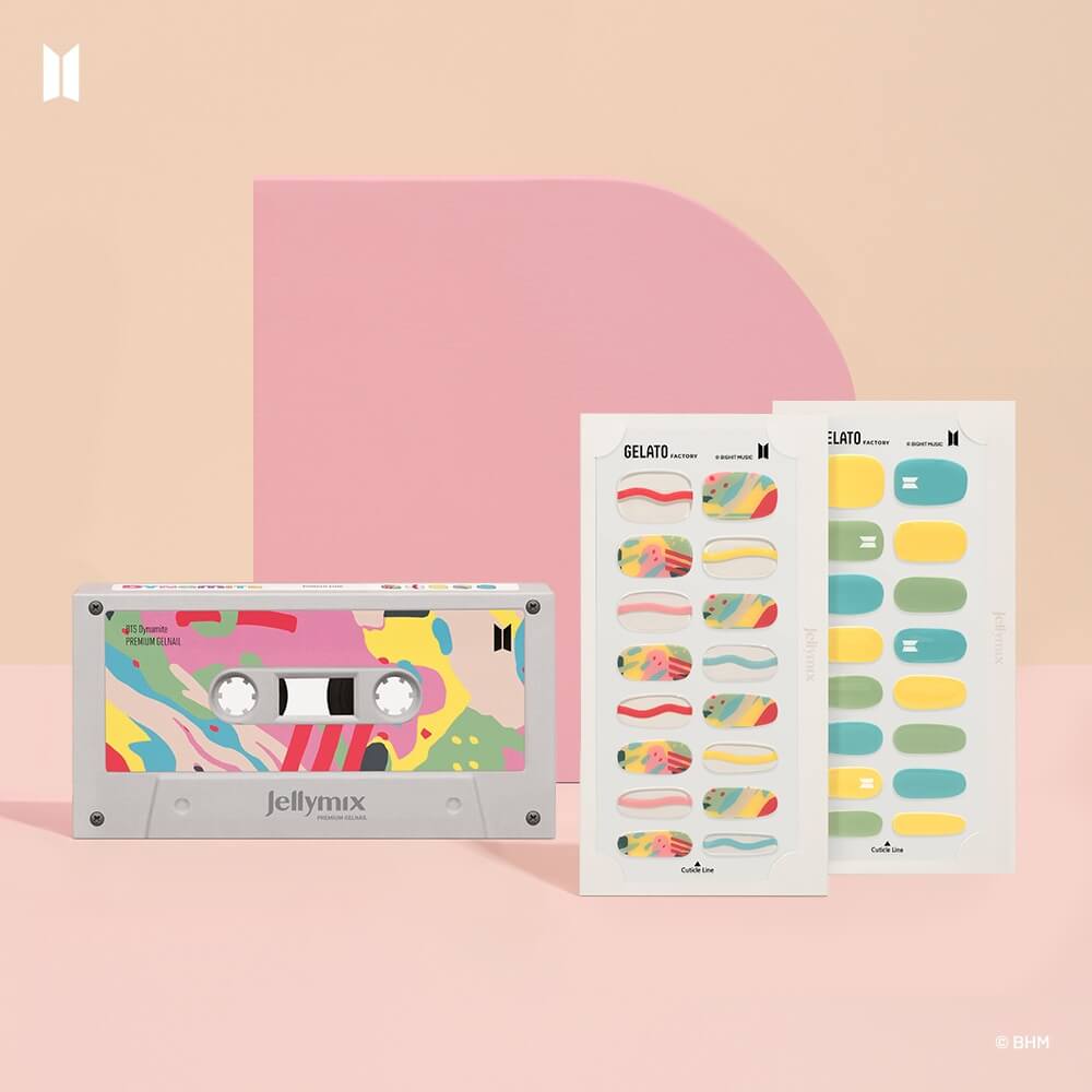BTS x Gelato Factory Jellymix Nail Pattern Line (RETRO Edition)