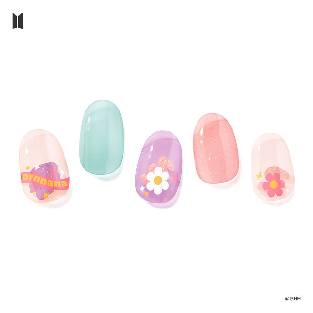 BTS x Gelato Factory Jellymix Nail Sweet Flower (RETRO Edition)
