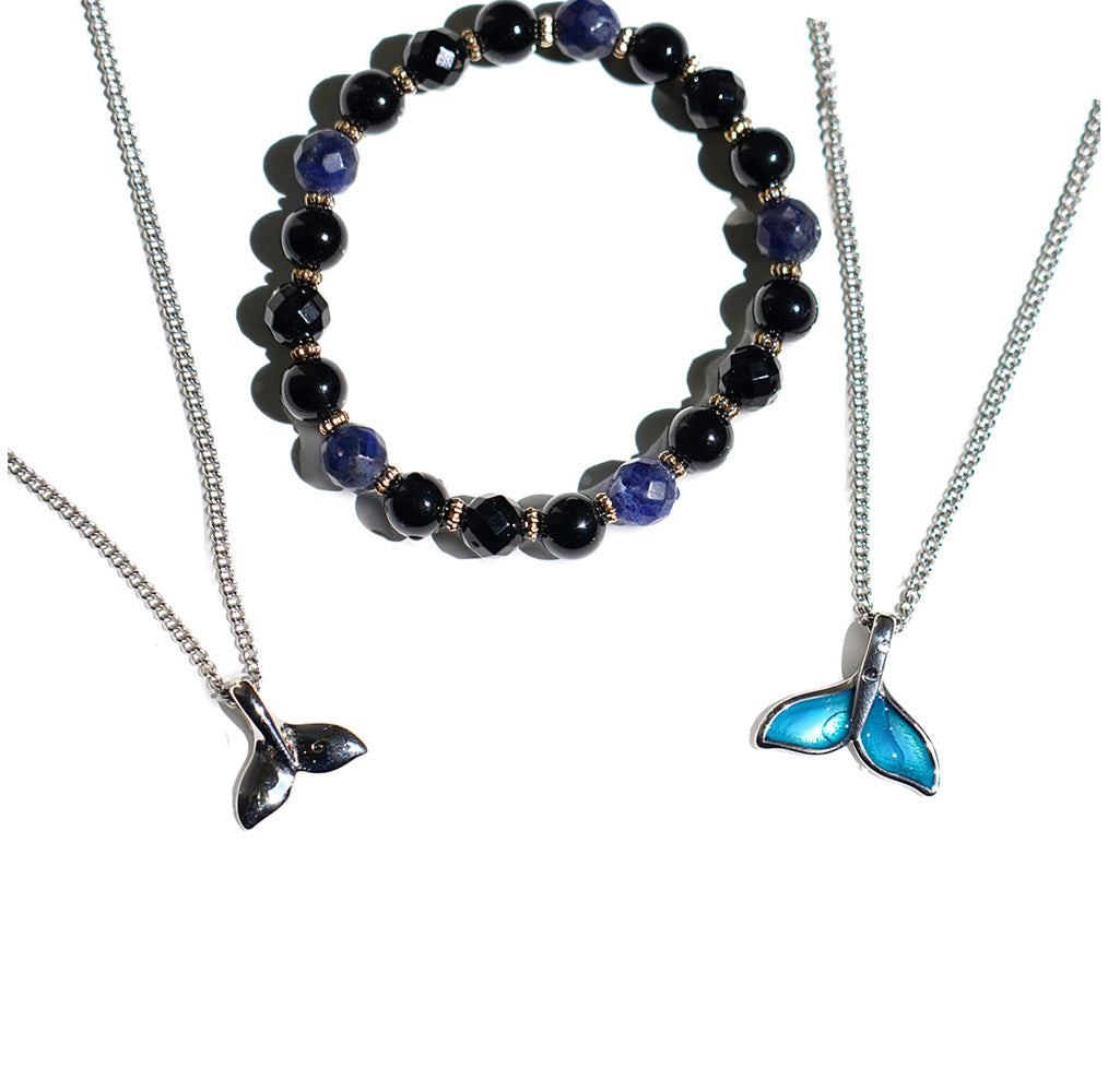 BTS Jungkook's pick - Onyx Sodalite Bracelet (Abandoned Animals Charity Sponsorship)
