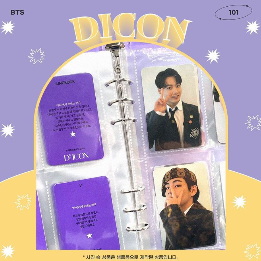 DICON BTS PHOTOCARD CUSTOM BOOK