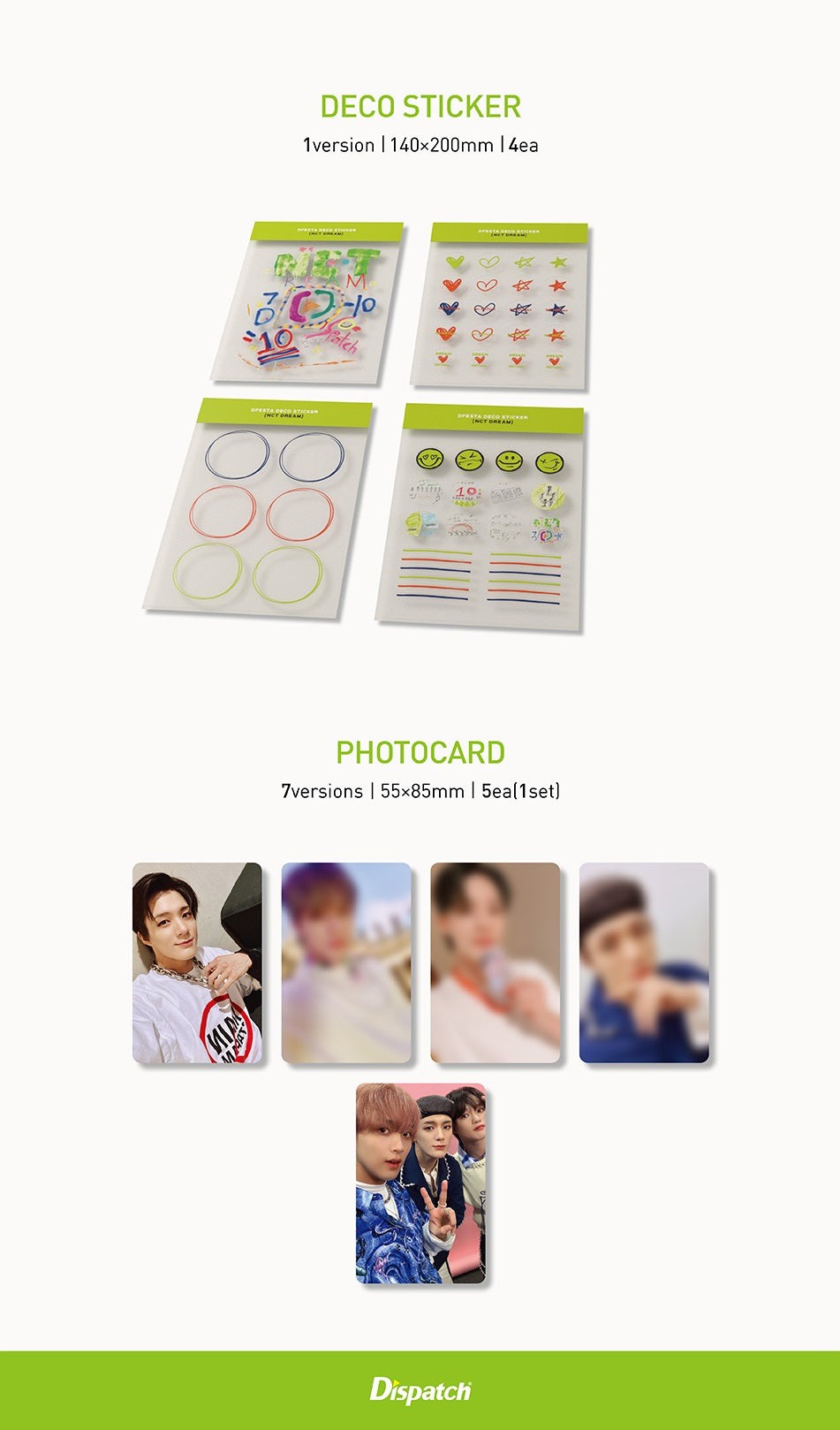 NCT DREAM - DICON DFESTA SPECIAL PHOTOBOOK 3D LENTICULAR COVER
