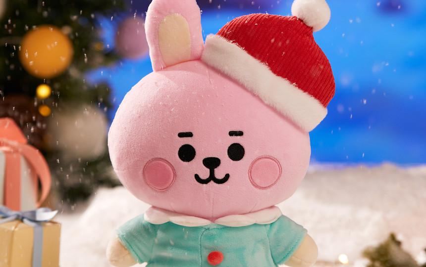 LINE FRIENDS MINI DOLL / COOKY BT21 BABY HOLIDAY EDITION