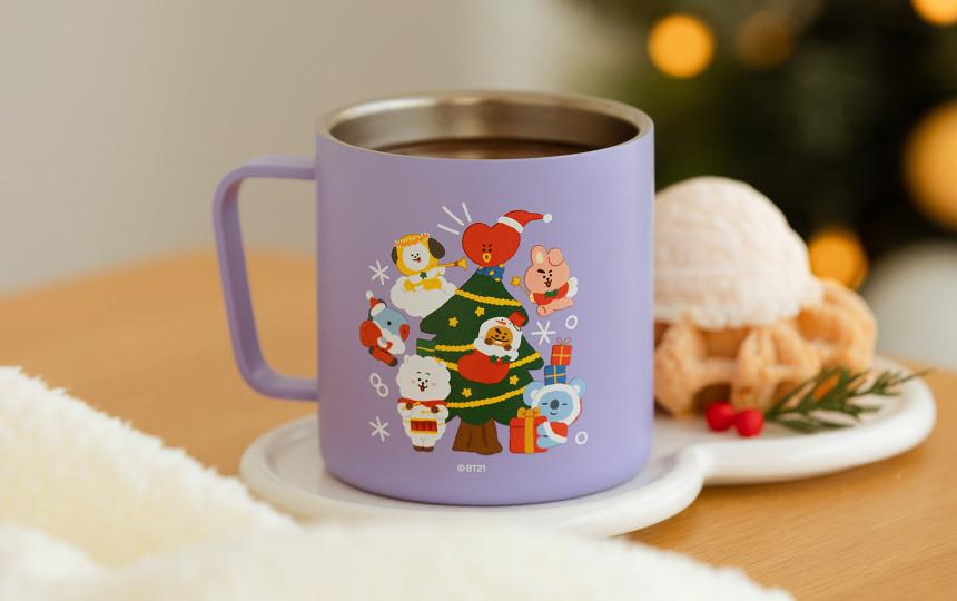LINE FRIENDS MUG / SINGLE ITEM BT21 BABY HOLIDAY EDITION