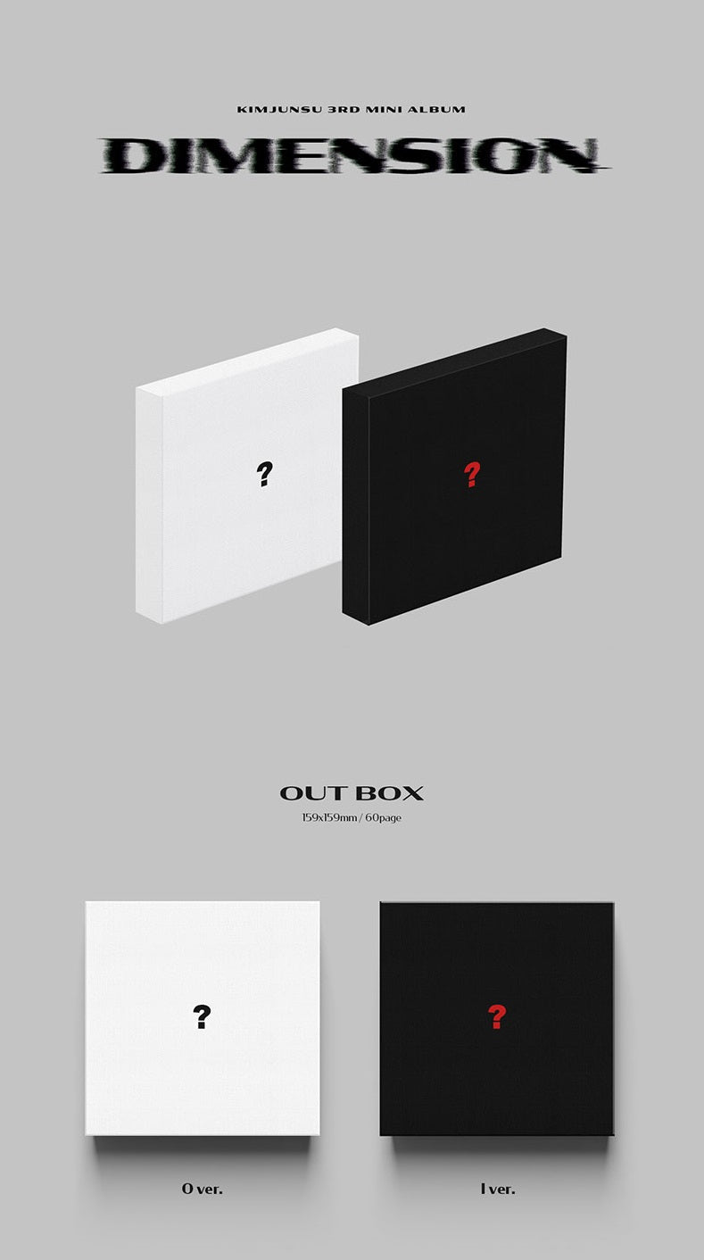 KIMJUNSU - 3RD MINI ALBUM DIMENSION