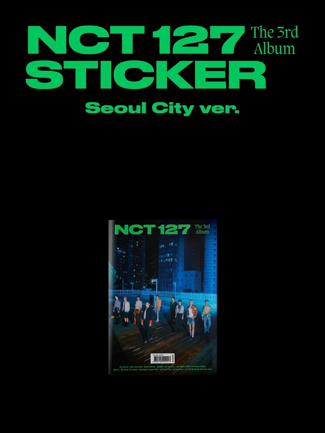 NCT 127 - 3RD FULL ALBUM STICKER SEOUL CITY VER.