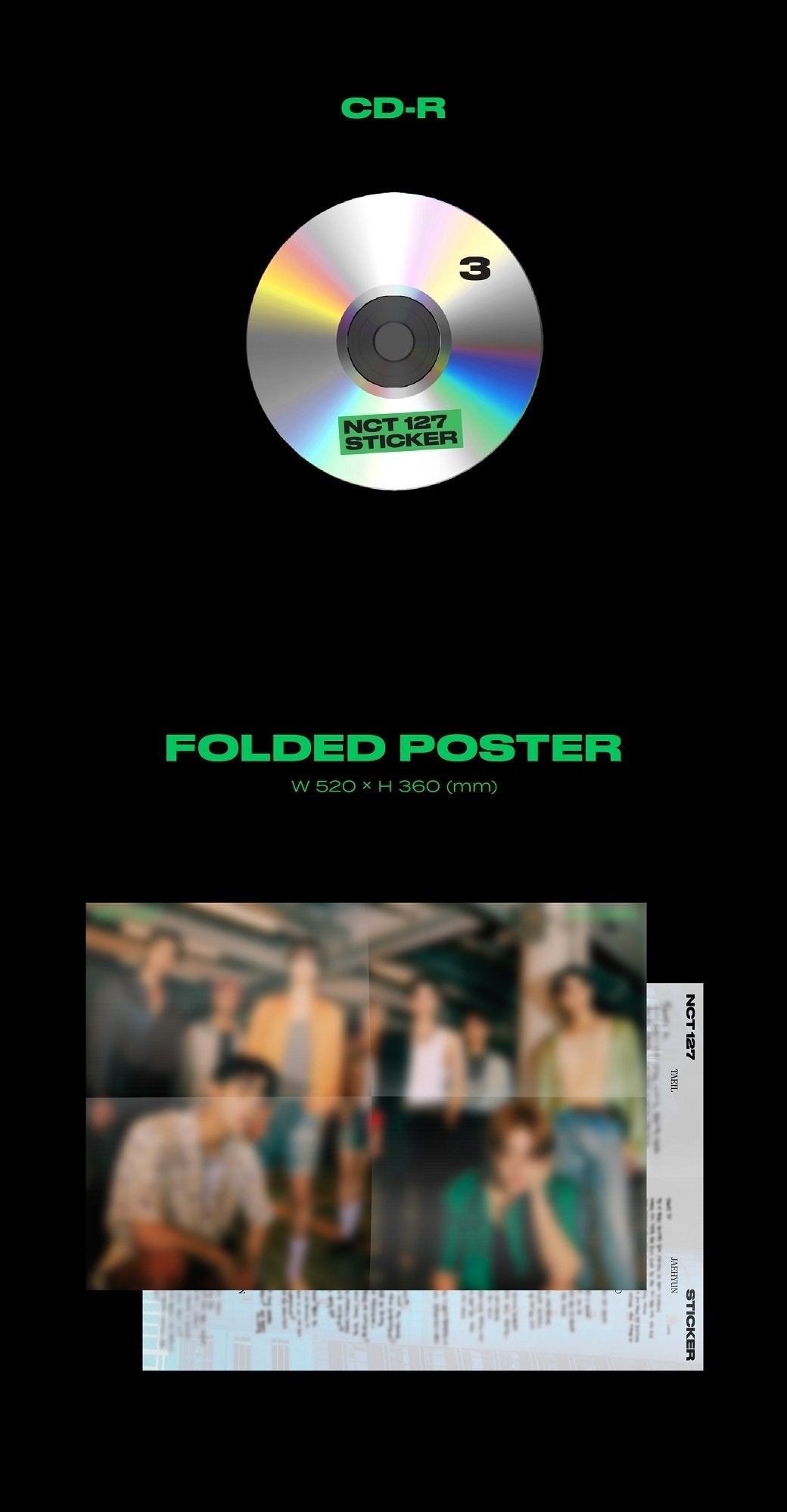 NCT 127 - 3RD FULL ALBUM STICKER SEOUL CITY VER.