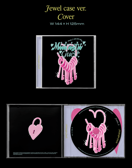 FROMIS_9 - 4TH MINI ALBUM MIDNIGHT GUEST (JEWEL CASE VER.)