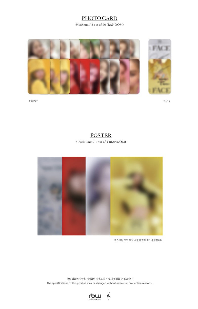 SOLAR - 1ST MINI ALBUM 容 FACE