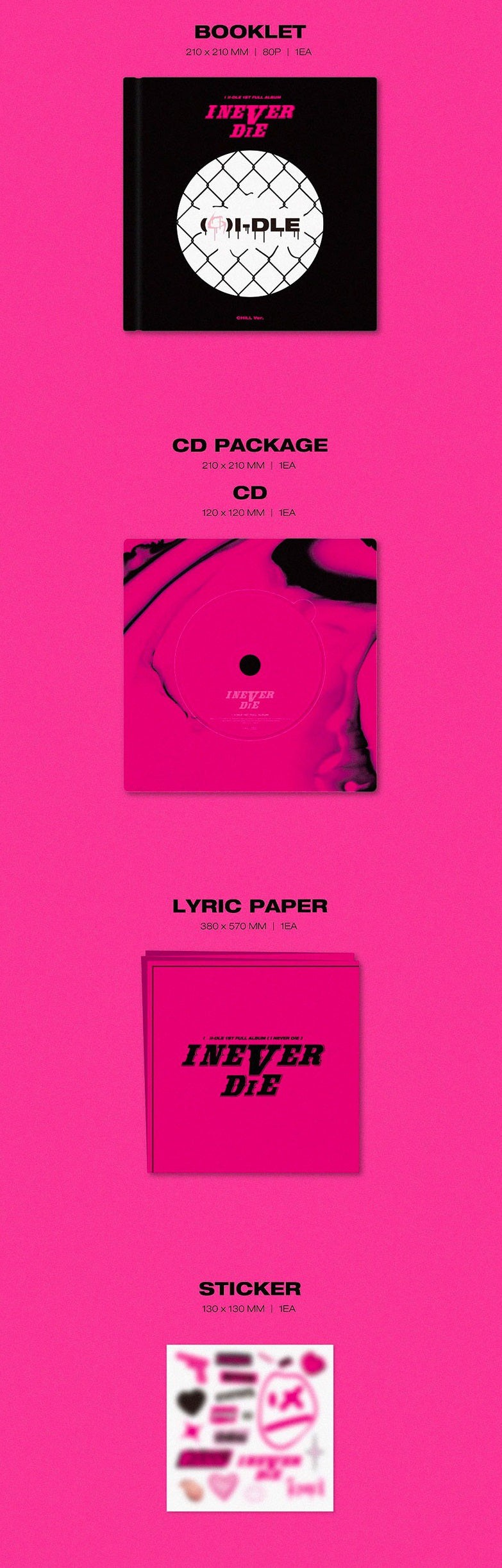 (G)I-DLE - 1ST FULL ALBUM I NEVER DIE