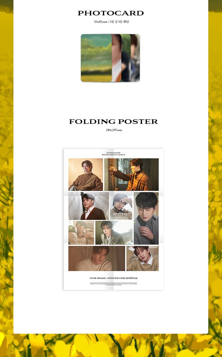 SUPER JUNIOR - SPECIAL SINGLE ALBUM THE ROAD WINTER FOR SPRING (LIMITED)