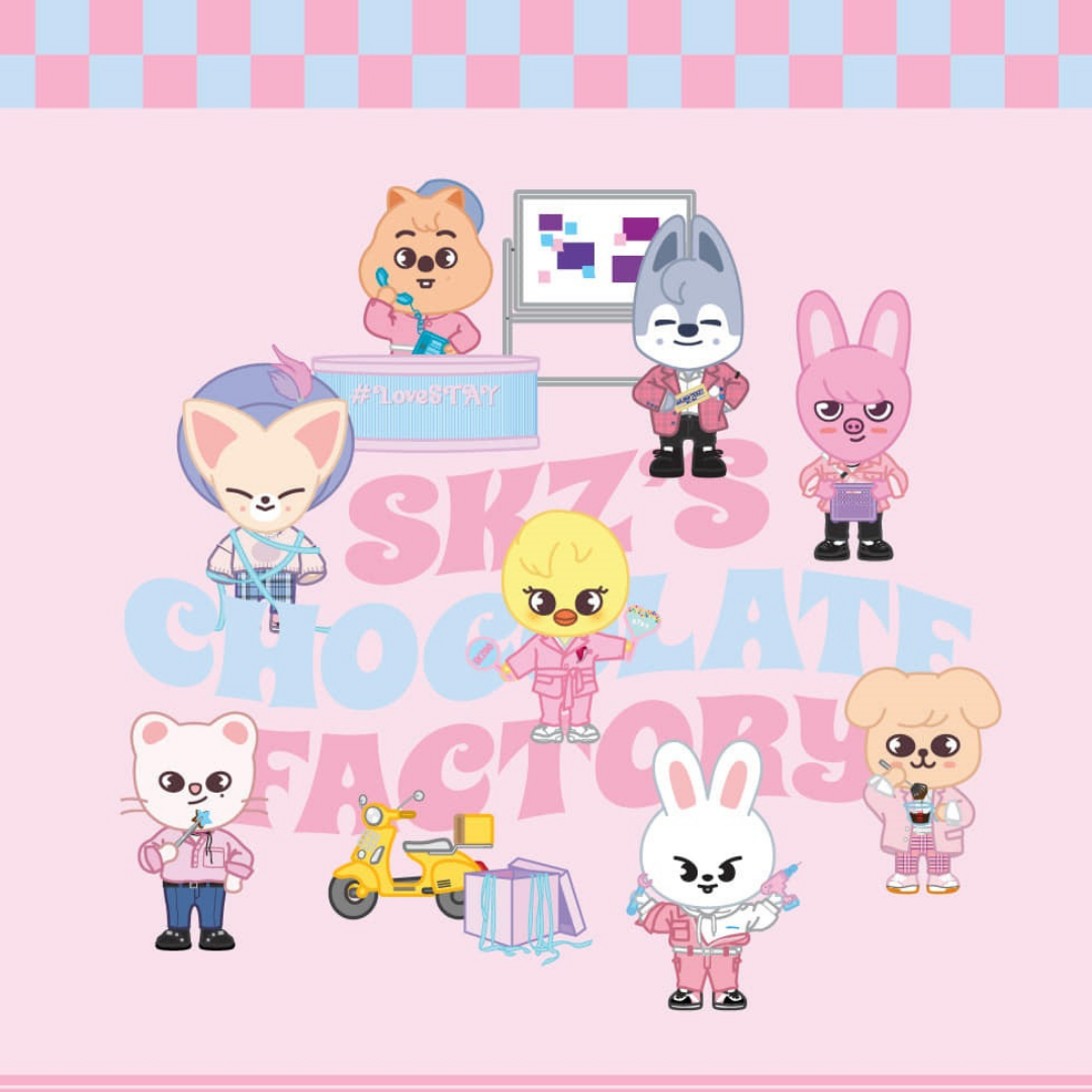 STRAY KIDS - SKZ'S CHOCOLATE FACTORY SKZOO STICKER PACK SET