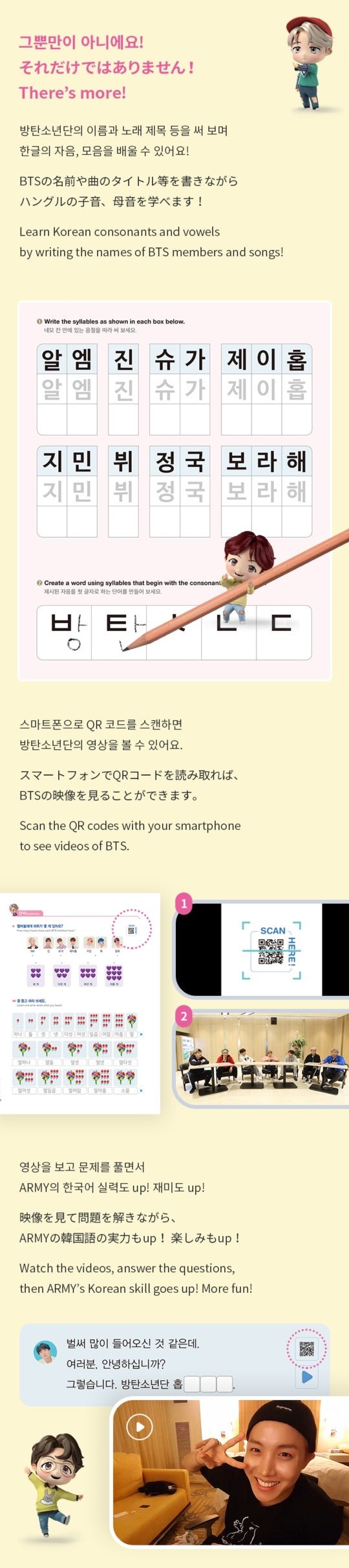 BTS - LEARN KOREAN WITH BTS GLOBAL EDITION NEW PACKAGE (English Ver.)