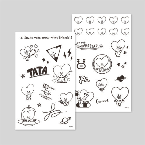 BT21 TATTOO STICKER