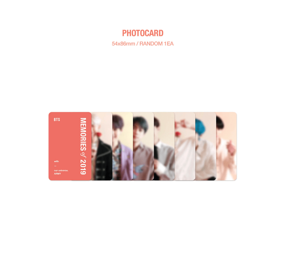 Weverse Shop BTS MEMORIES OF 2019 DVD