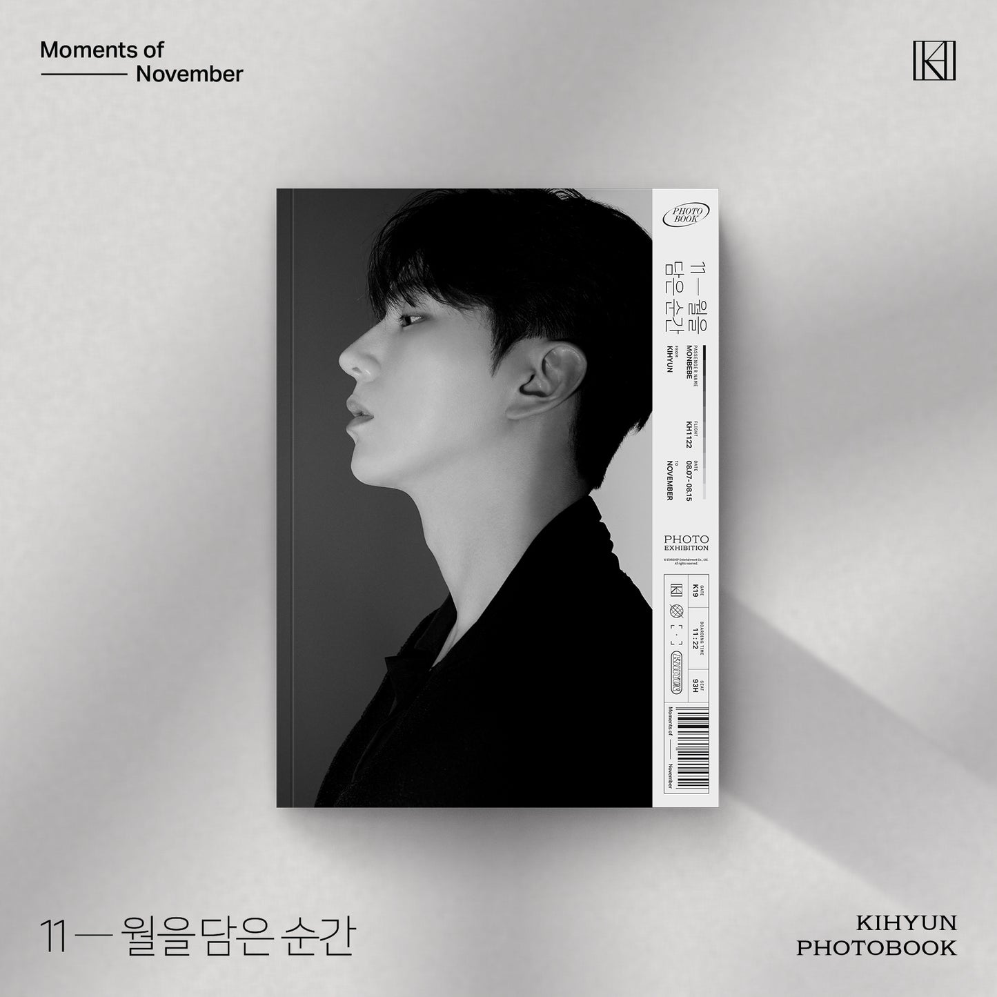 MONSTA X KIHYUN - MOMENTS OF NOVEMBER PHOTO BOOK