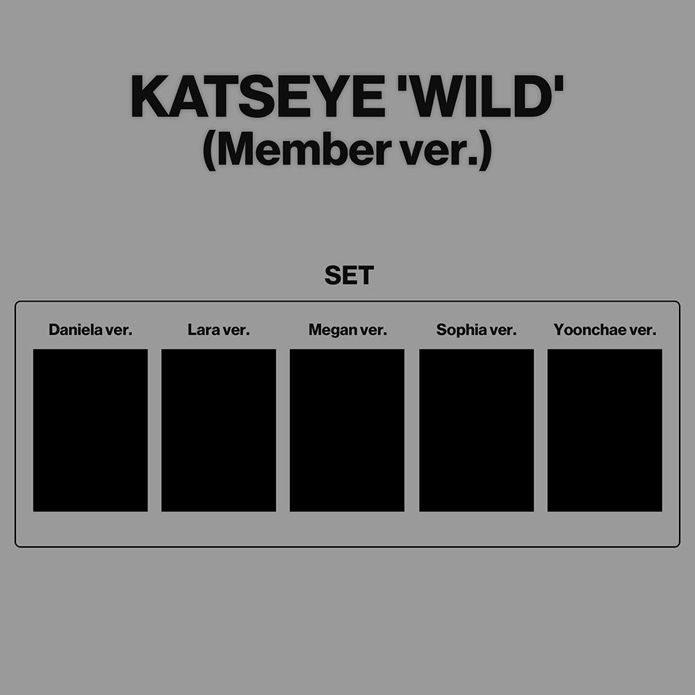 [Pre-Order] KATSEYE - WILD 3RD EP ALBUM MEMBER VER