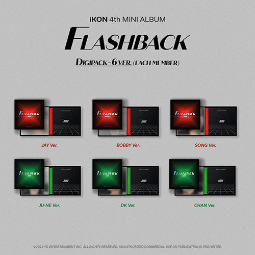 iKON - 4th MINI ALBUM [FLASHBACK] (DIGIPACK ver.)