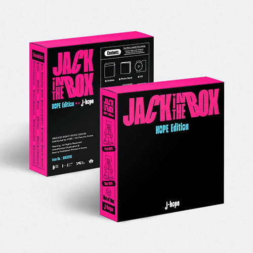 BTS J-HOPE - JACK IN THE BOX 1ST SINGLE ALBUM HOPE EDITION
