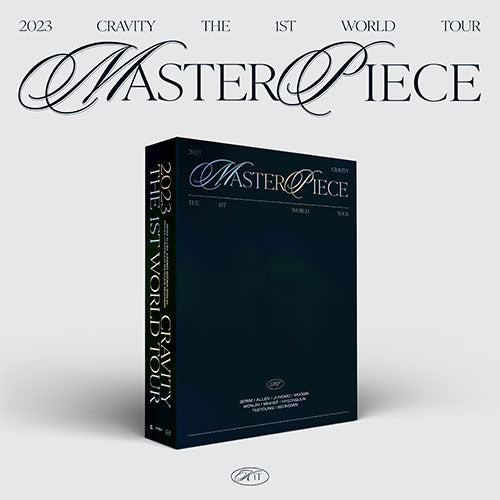 CRAVITY - MASTERPIECE 2023 CRAVITY THE 1ST WORLD TOUR DVD KIT VIDEO