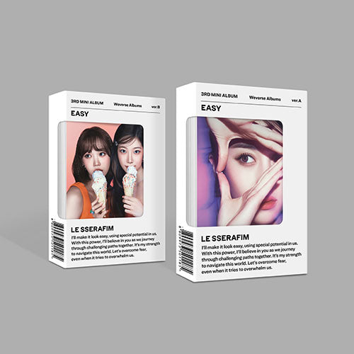 LE SSERAFIM - EASY 3RD MINI ALBUM WEVERSE ALBUMS VER.