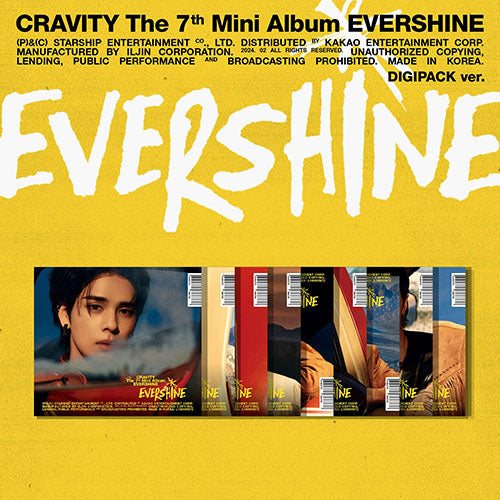 CRAVITY - EVERSHINE 7TH MINI ALBUM DIGIPACK VER.