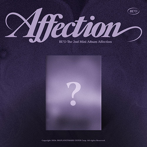 BE'O - The 2nd Mini Album : Affection [BOX ver.]