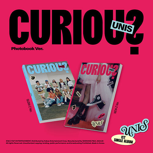 UNIS - CURIOUS 1ST SINGLE ALBUM PHOTOBOOK VER